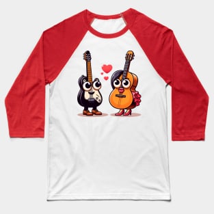 Guitars in love Baseball T-Shirt